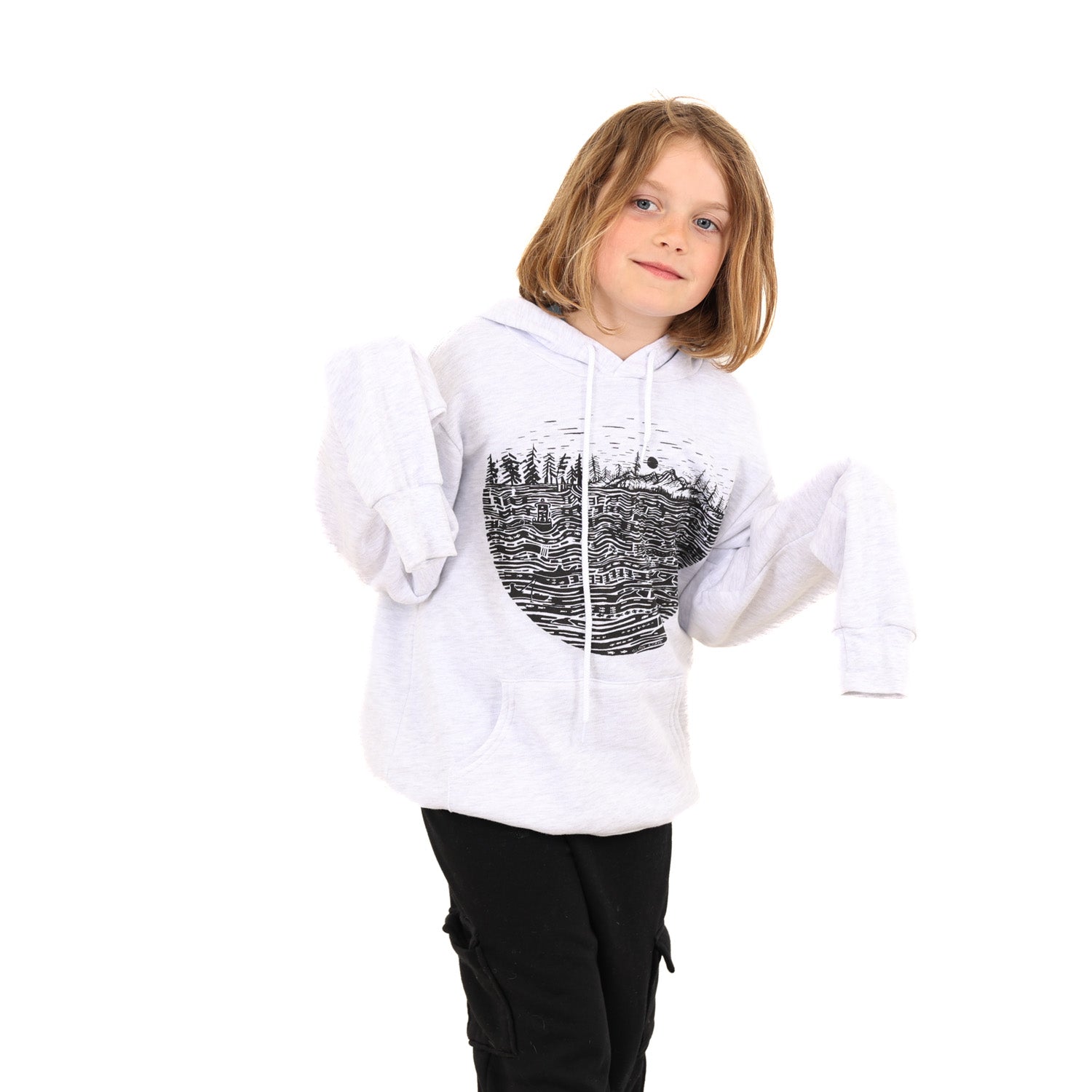 SALSATION★サルセーション Hooded Sweater AG Sサイズ Salish Sea Pullover Hoodie – Slow Loris