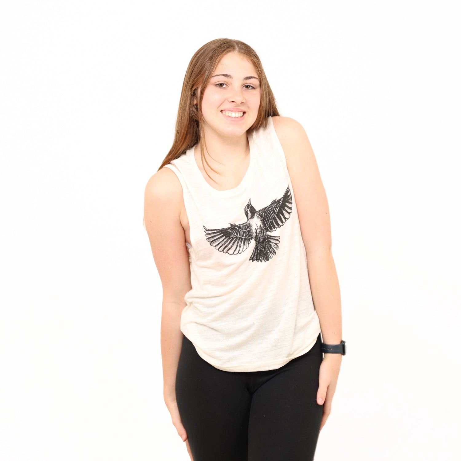 girl wearing starling tank