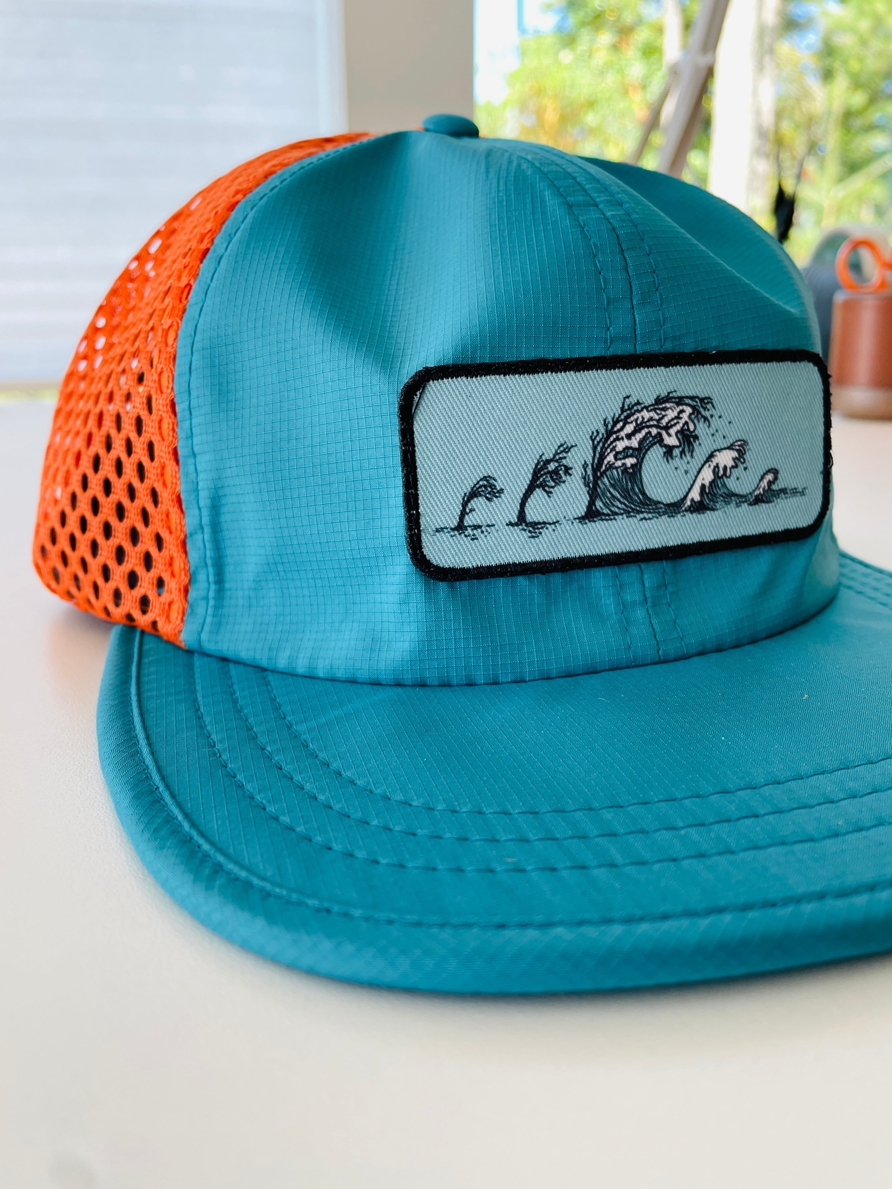 Treewave Teal Orange Hat – Slow Loris