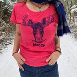 Women's Moose Relaxed Fit T Shirt