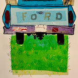 Old Ford Truck Art Print