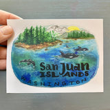 San Juan Islands Sticker