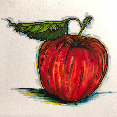 Original Painting, Apple