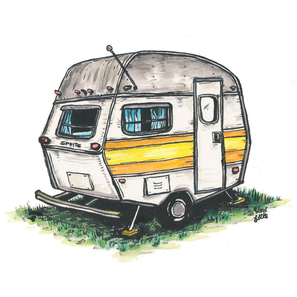 Sprite Camper Art Print