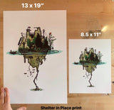 Shelter in Place Art Print (2 sizes)