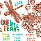 Guemes Ferry Summer Schedule Art Print