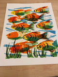 Tissue Fish Art Print