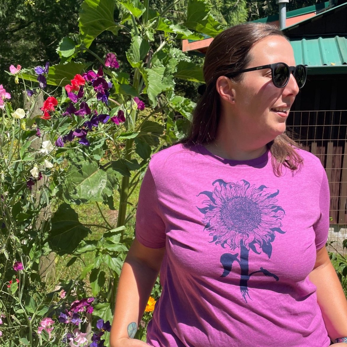 Women's Sunflower T Shirt – Slow Loris