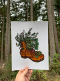 Planter Boot Art Print