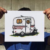Scamp Camper Art Print